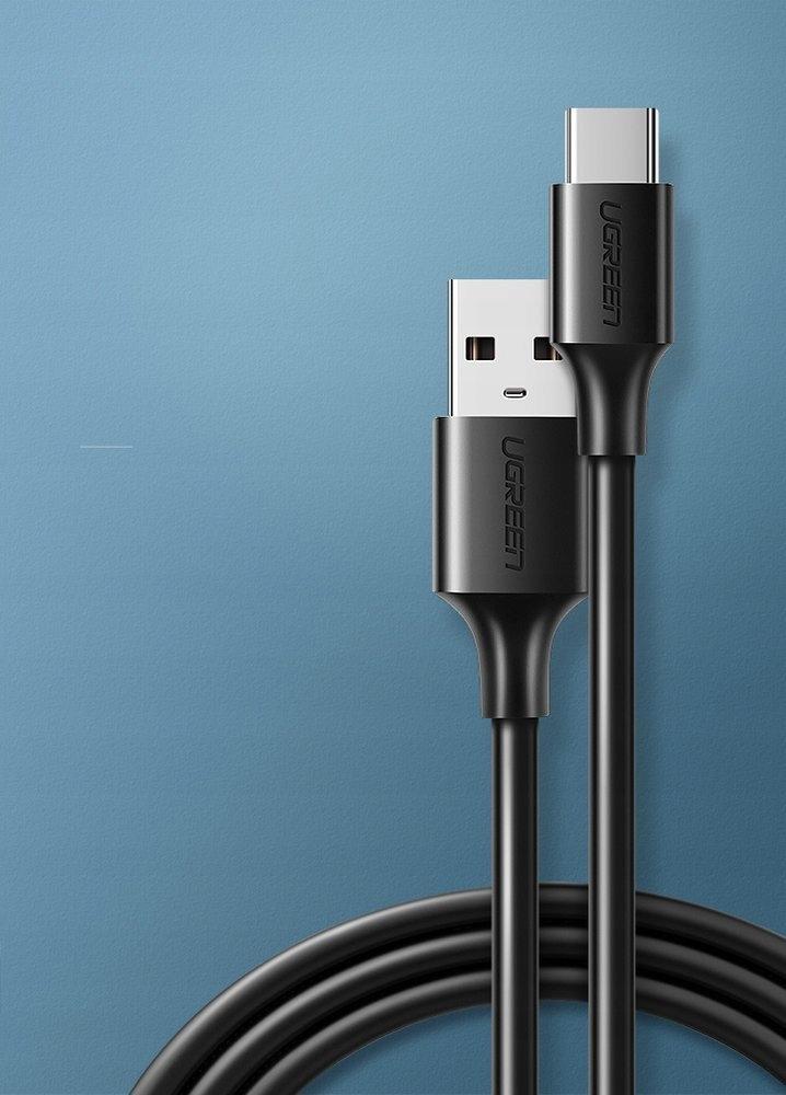 Ugreen Kabel USB - USB Typ C Quick Charge Schwarz Stark 1M