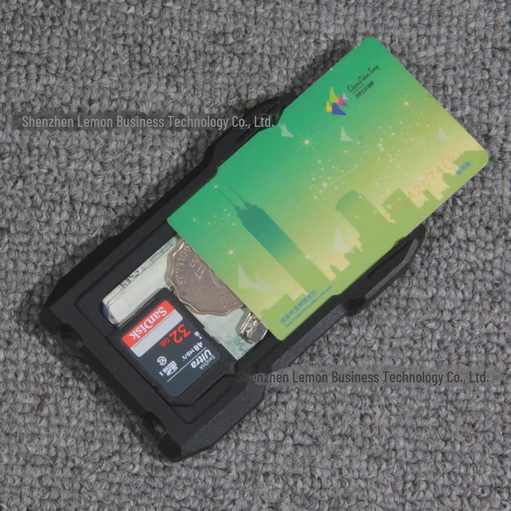 Carteira de Metal e Porta-Cartões EDC Masculino Transfronteiriço Antifurto RFID