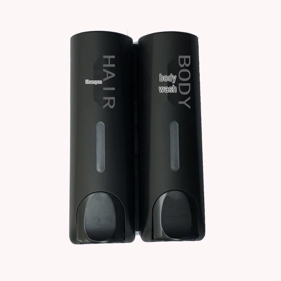 Dual-Head Wall-Mounted Soap & Shampoo Dispenser