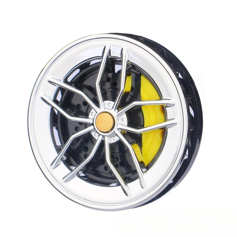 Rotatable Car Air Freshener Clip Auto Wheel Hub & Air Vent Fragrance Tire Fragrance Clips Decorative Car Accessories