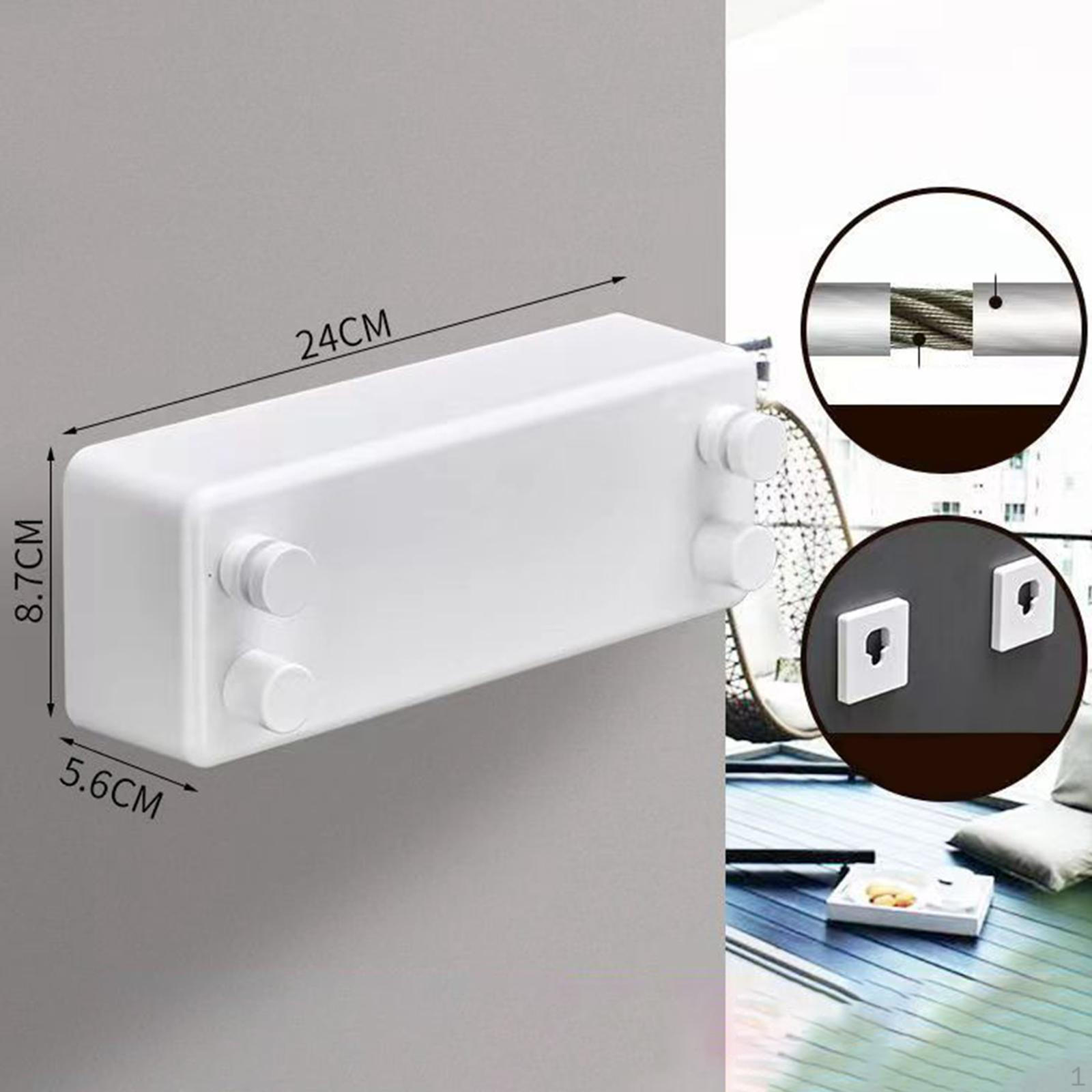 

Регулируемая линия для сушки уличной одежды для домашнего использования белый