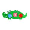 Stress-relieving Bubble Popper Toy Crocodile, Caterpillar, And Bus