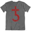 Croix Satanique Symbole de Satan Pentagramme 666 T-shirt Tee Cadeau Nouveau