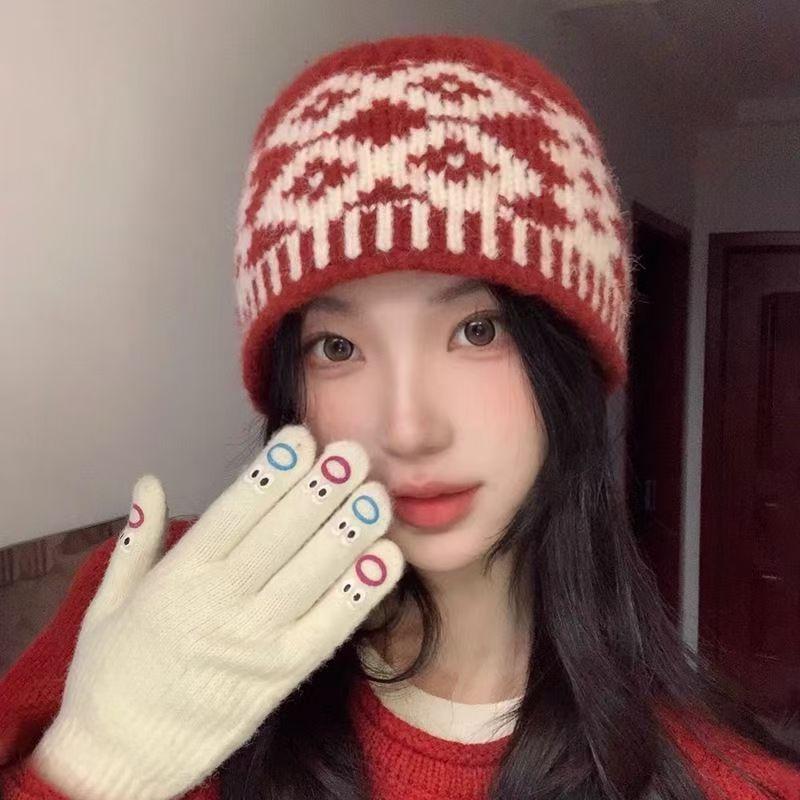 

Winter Hats Autumn and Winter Plush New Knitted Ear Protection Plush Thickened Warmth Lei Feng Northeast Wool Hats Prevent Cold