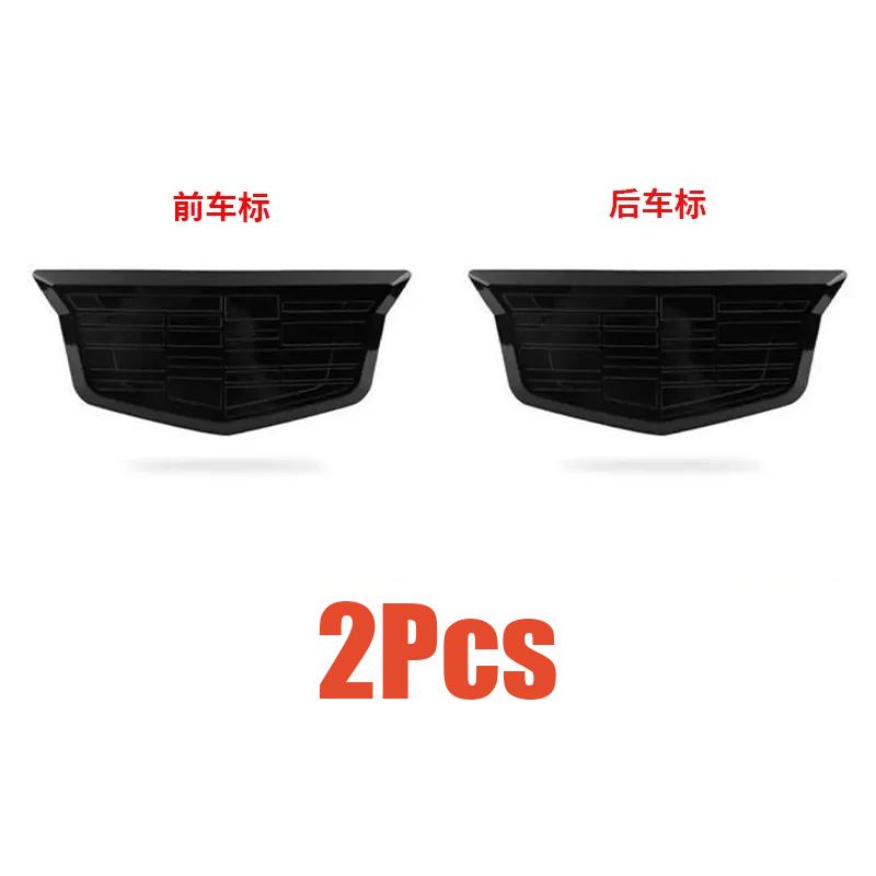 Cadillac XT6 Logo ABS 3D Car Front Grille Emblems Rear Trunk Logo Decals for Emblem Fender Badge Cover Stickers Auto Accessories