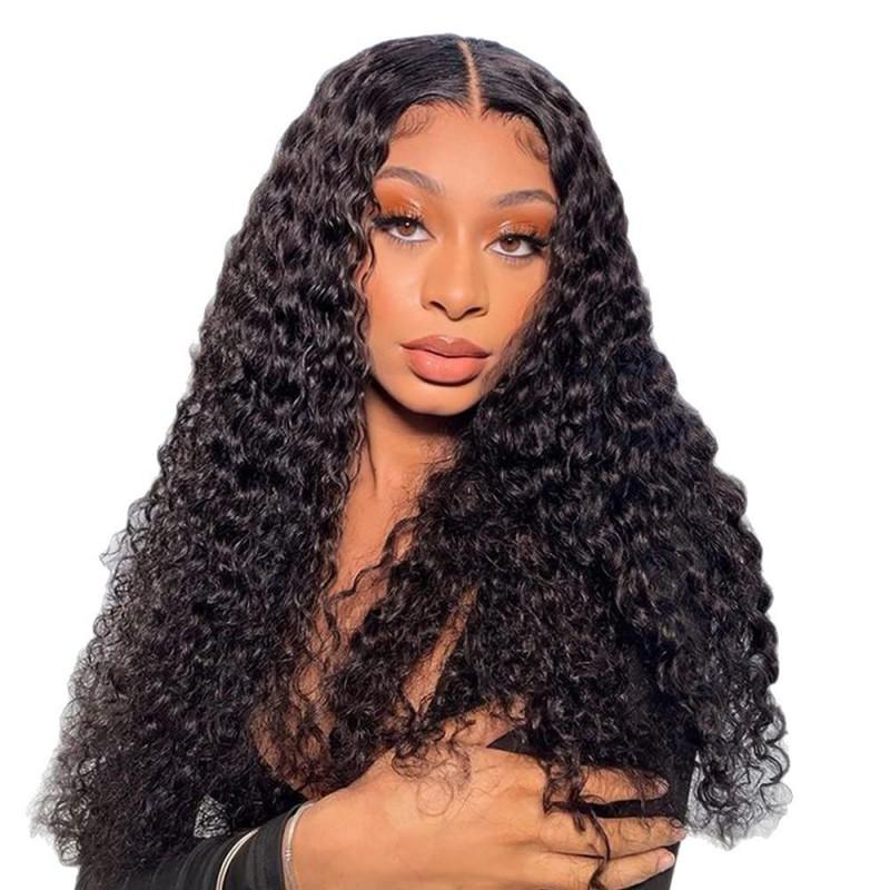 Wig New Style Women's African Fashion Small Curl Long Hair Black Headgear