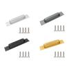 Sturdy Aluminum Alloy Sliding Door Pull Convenient for Modern Kitchens Supplies On Wood Glass Cabinets Door Daily Use