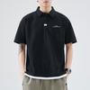 Men's Summer New Loose Short-sleeved POLO Shirt Men's Lapel Thin Short T-top