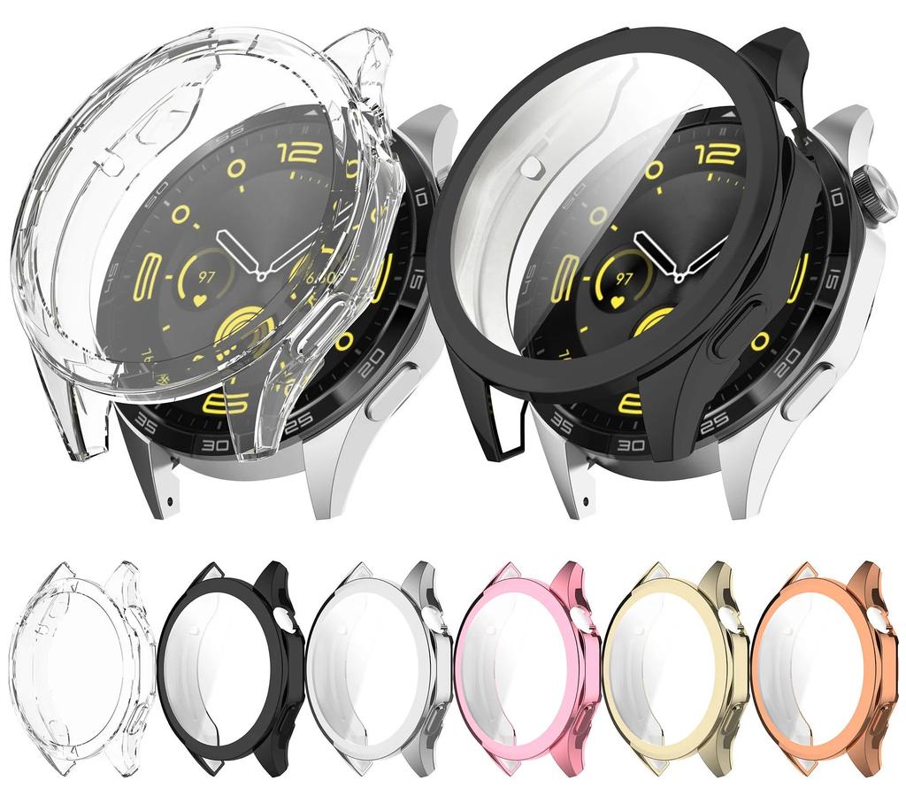 Full Protective Case Cover For Huawei Watch GT 4 46mm 41mm SmartWatch Screen Protector Cases Replacement Frame TPU Soft Shell