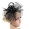 4in1 Fascinator Derby Headpiece with Earrings Necklace Lace Gloves For Horse Racing Party Masquerades Roleplay Headpiece