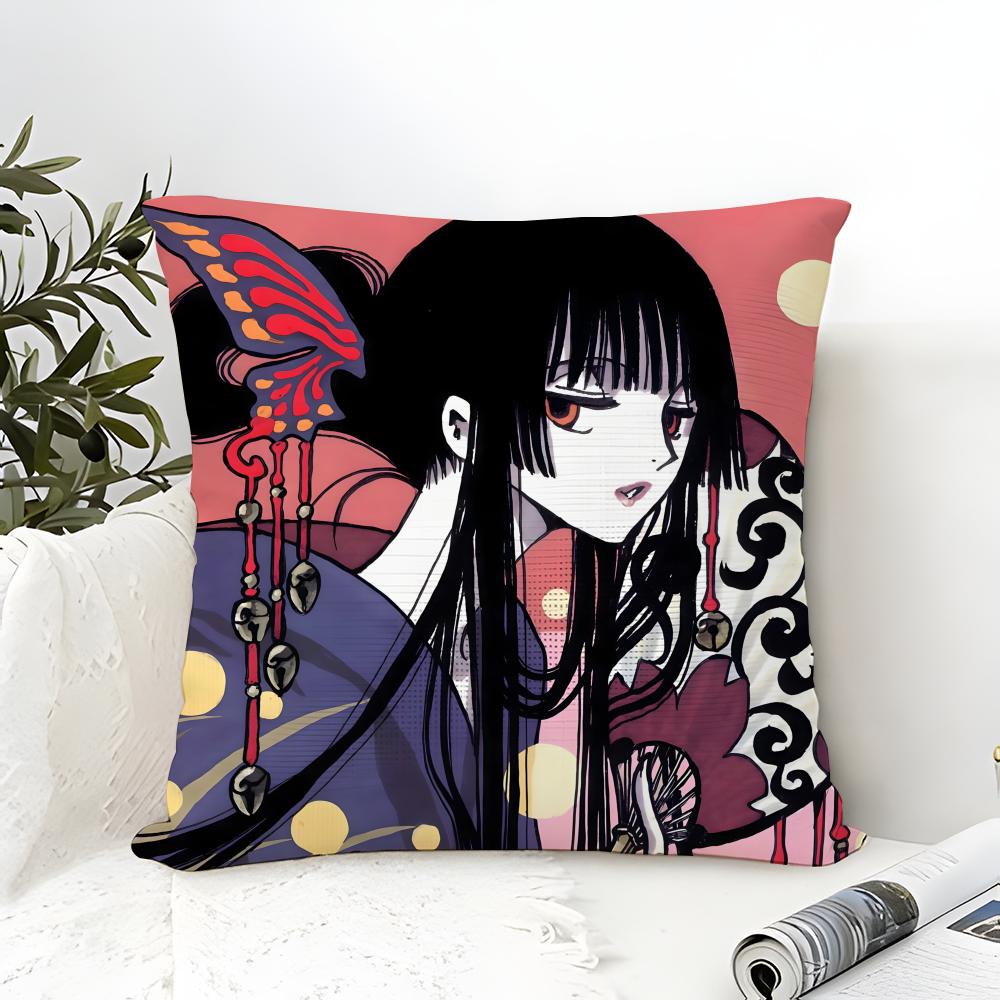 Cartoon Comic Yuuko XxxxHolic Pillow Case Linen Pillow Case Sofa Home Decor Cushion Cover Cushion Cove