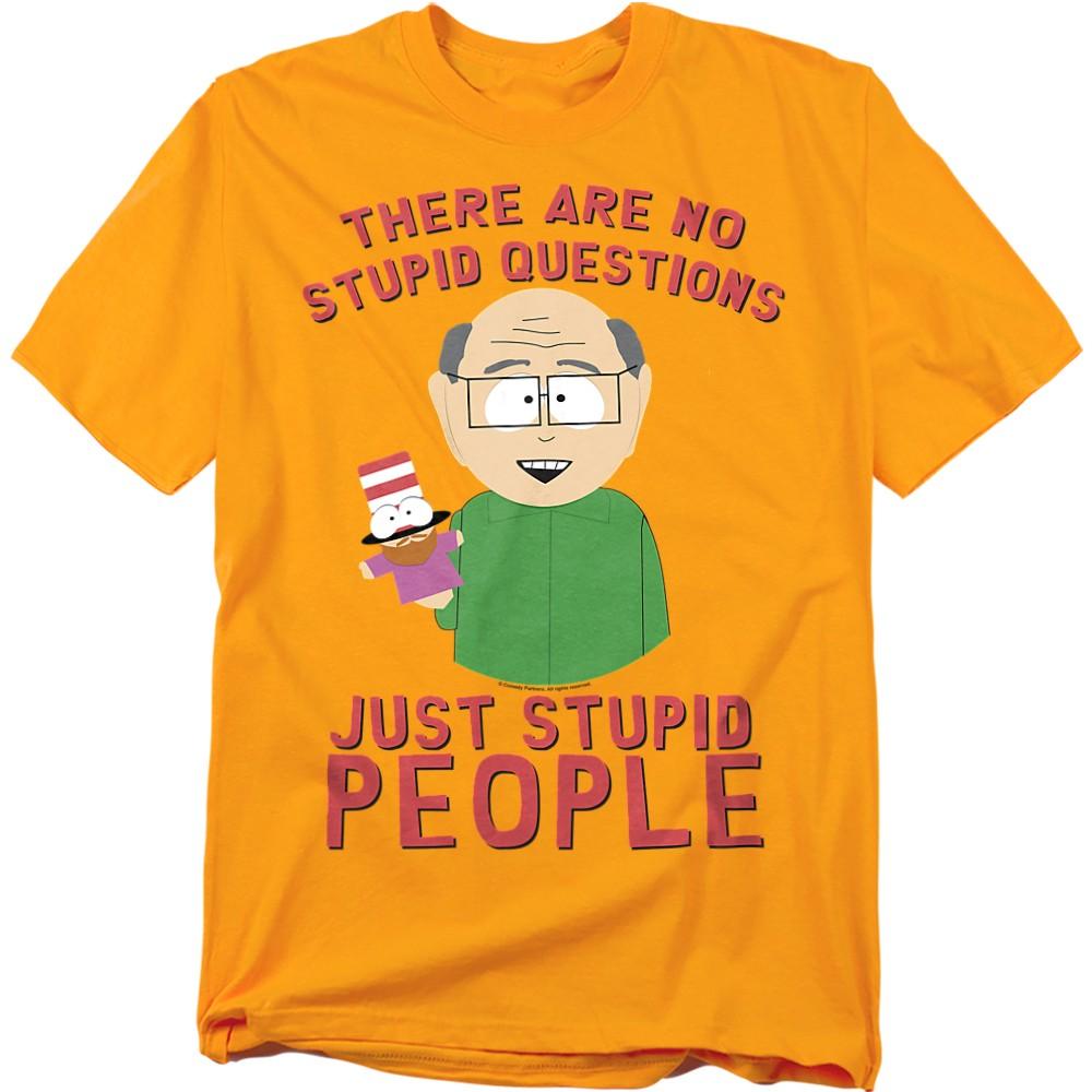 South Park No Stupid Questions T-Shirt S-3XL Gold S
