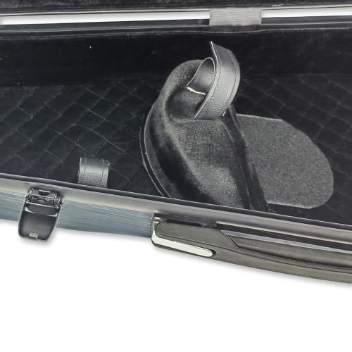 Vetimobato Viola Case, 16-inch, Adjustable Interior Fits 15-16.5-inch Violas, Carbon Fiber Hard Shell, Ultra Lightweight & Impact Resistant, Two Bow H