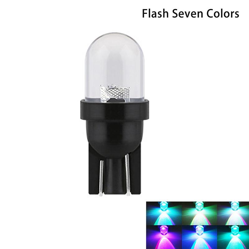 10Pcs Transparent Lens Instrument Cluster Panel Car Door Lights 12V Led Bulb T10 W5W 555 158 192 168 194 Arcade Pinball Light