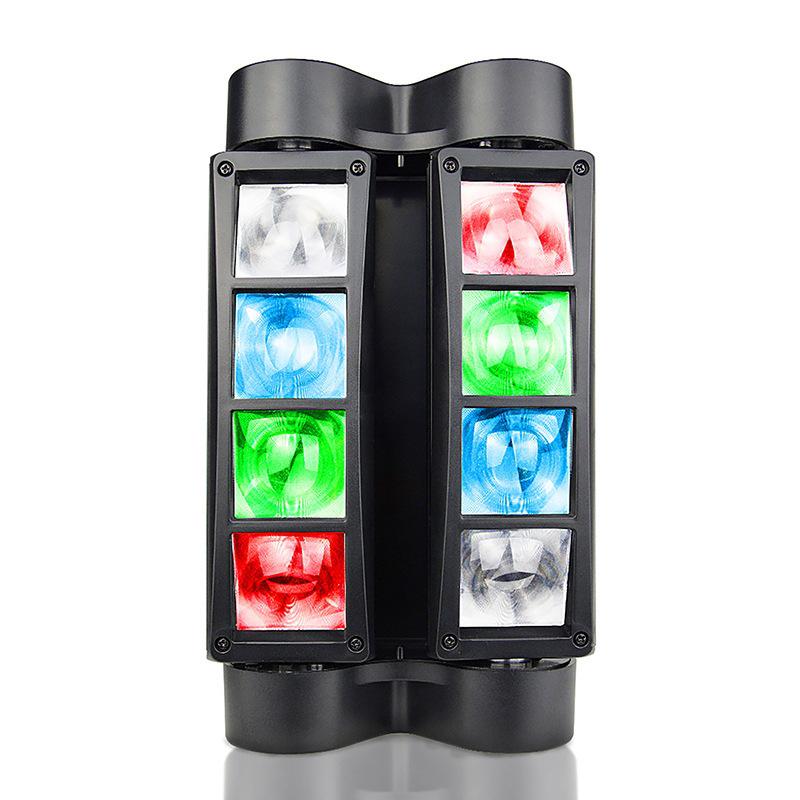 Eight-Eye LED Spider Light Sound-Activated Strobe for KTV & Bar Stage.