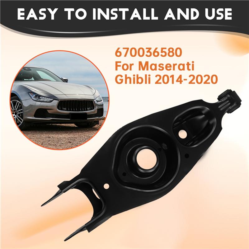 

670036580 Rear Axle Control Arm Strut Tray For Maserati Ghibli Quattroporte M156 2014-2025 Rear Control Wishbone Tray