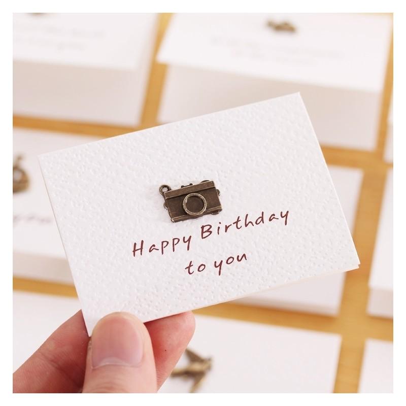 Buy 4 Pcs Creative Simple Mini Ornements Carte De Voeux D Anniversaire Bricolage Pliage De Benediction Postale Style Aleatoire Livraison At Affordable Prices Free Shipping Real Reviews With Photos Joom