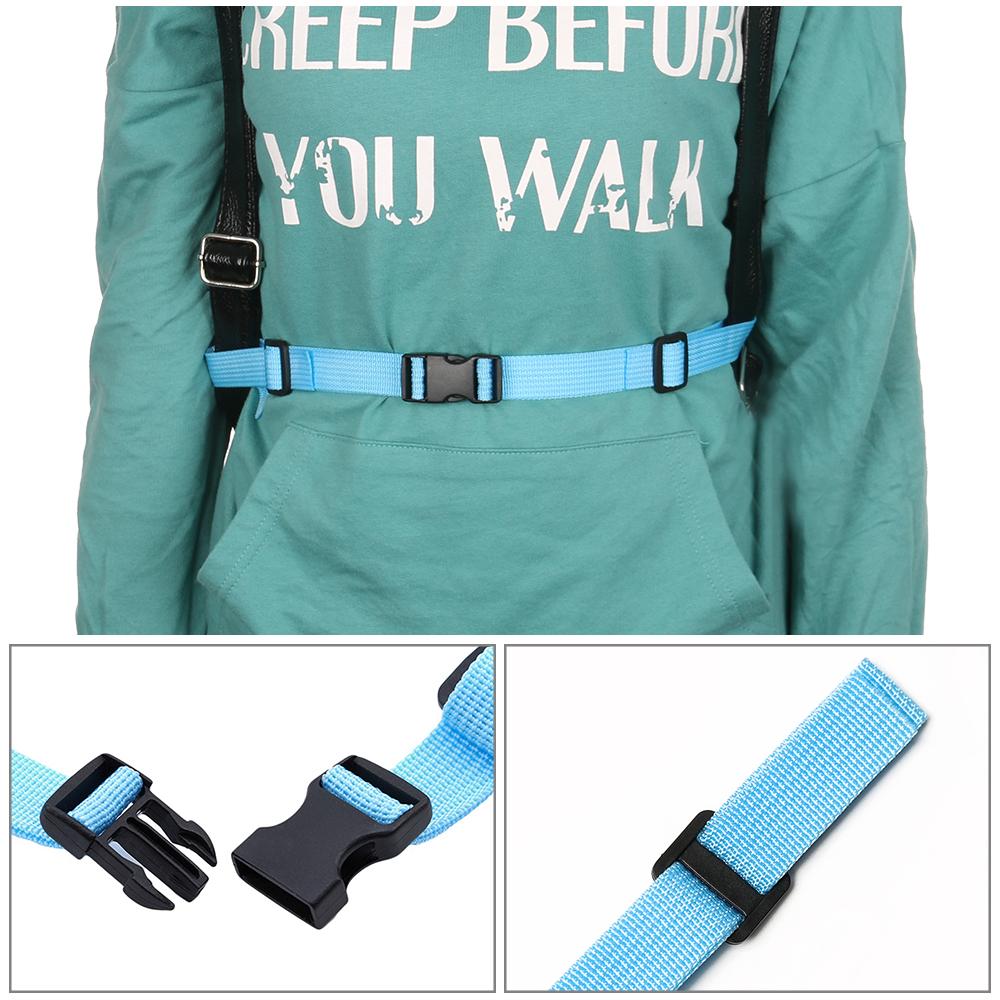 1PC Bag Parts Accessories Backpack Nylon Chest Fixed Belt Straps Webbing Sternum Adjustable Dual Release Buckle