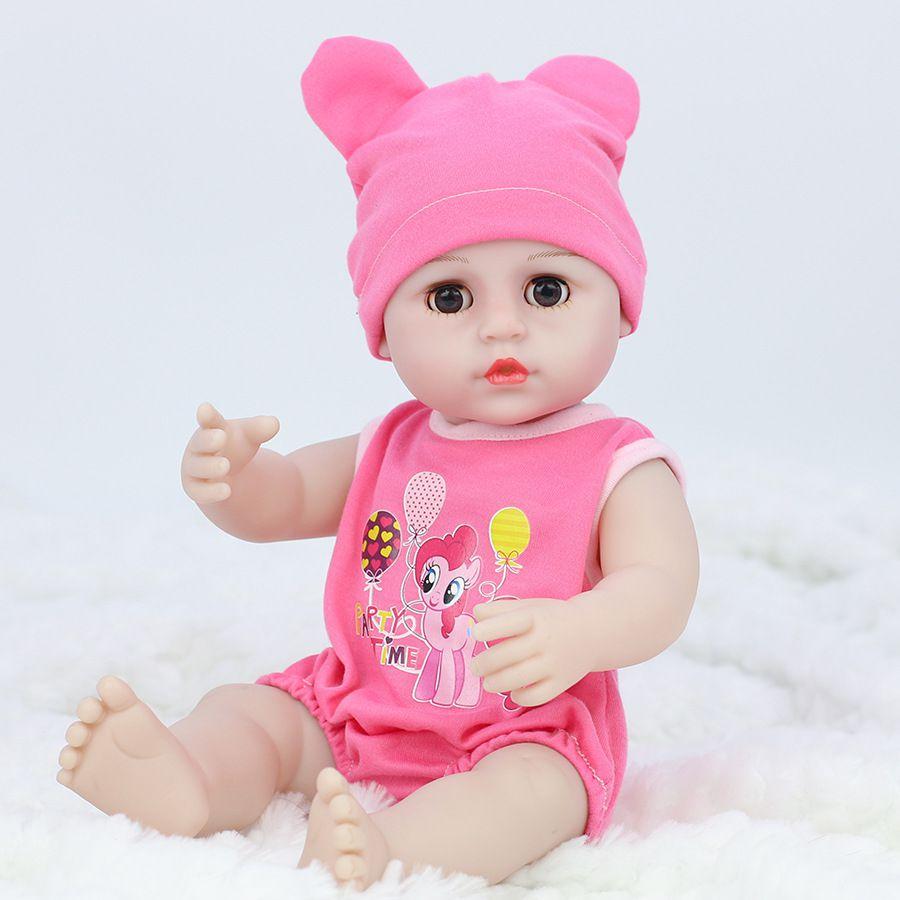 Realistic Reborn Baby Doll With Soft Full Silicone Body Safe And Non-toxic For Newborns