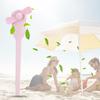 Mini Flexible Fan USB Charging Portable Desktop Bedside Universal Fan Blade Auto Stop(Pink )