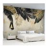 Wallpaper 3D Black Golden Leaf Marble Murals Living Room TV Sofa Bedroom Background Wall Paper For Walls 3D