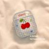 ins small fresh cherry suitable for AirPodspro1 earphone cover Apple Bluetooth protective case 1st generation soft silicone 1 female