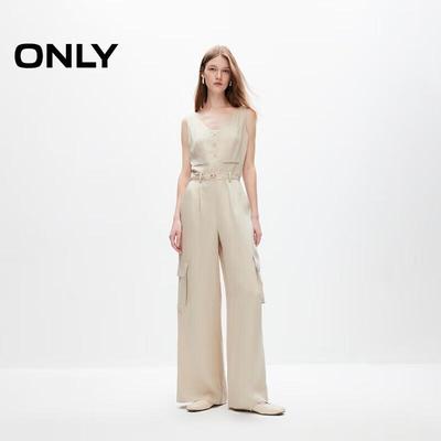 Women's V-Neck Loose Jumpsuit