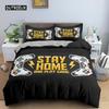 Game Handle Bedding Set Luxury Duvet Cover with Pillowcase Quilt Cover Queen King Bedding Cartoons Kids Boys Bed Cover Set Green