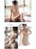 Plus Size Erotic Lace Pajamas: Sheer Two-Piece Nightdress Set