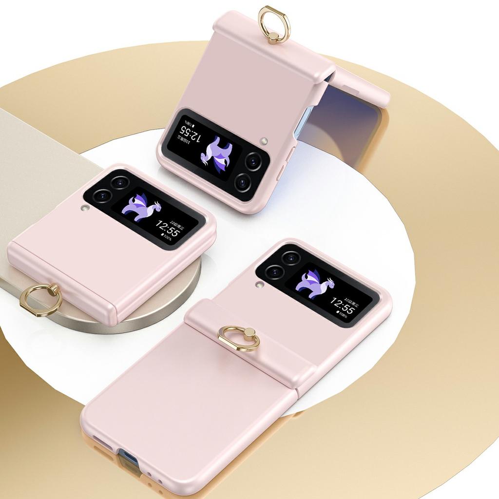 For Samsung Galaxy Z Flip3 5G Case Ring Holder Kickstand PC Phone Cover