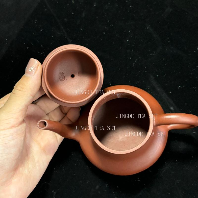 150ml Chinese Yixing Purple Clay Tea Pot Raw Ore Dahongpao Beauty Kettle Handmade Zisha Filter Teapot Tea Ceremony Gifts