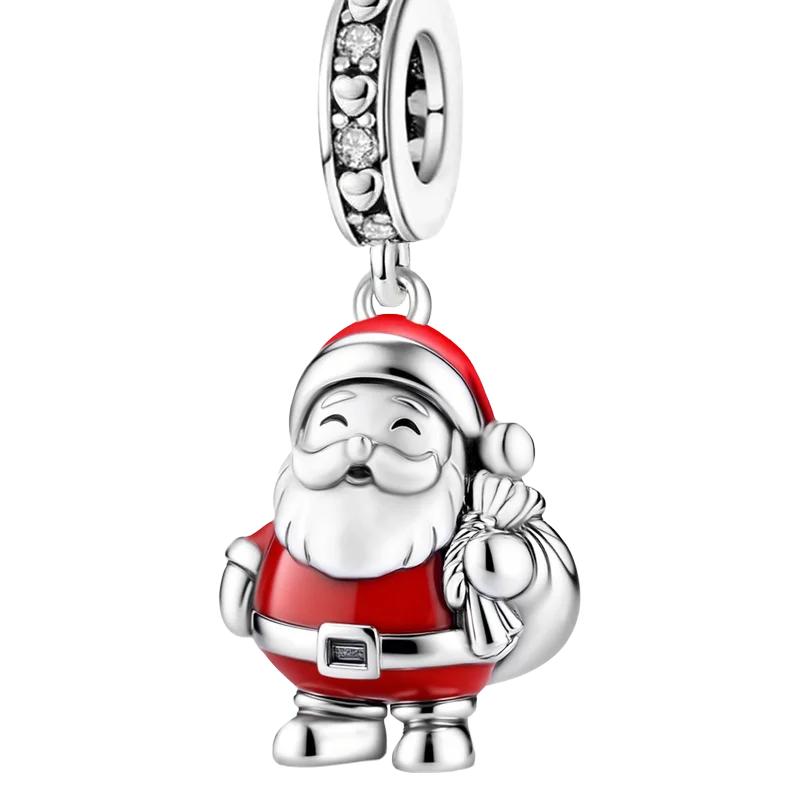 Copper Christmas Tree Classic Bell Christmas Series Charm Bead Fit Diy Bracelet Making Gift Of High Quality Jewelry