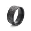 Nordic Retro Viking Men's Titanium Steel Ring - Stylish European Fashion Accessory