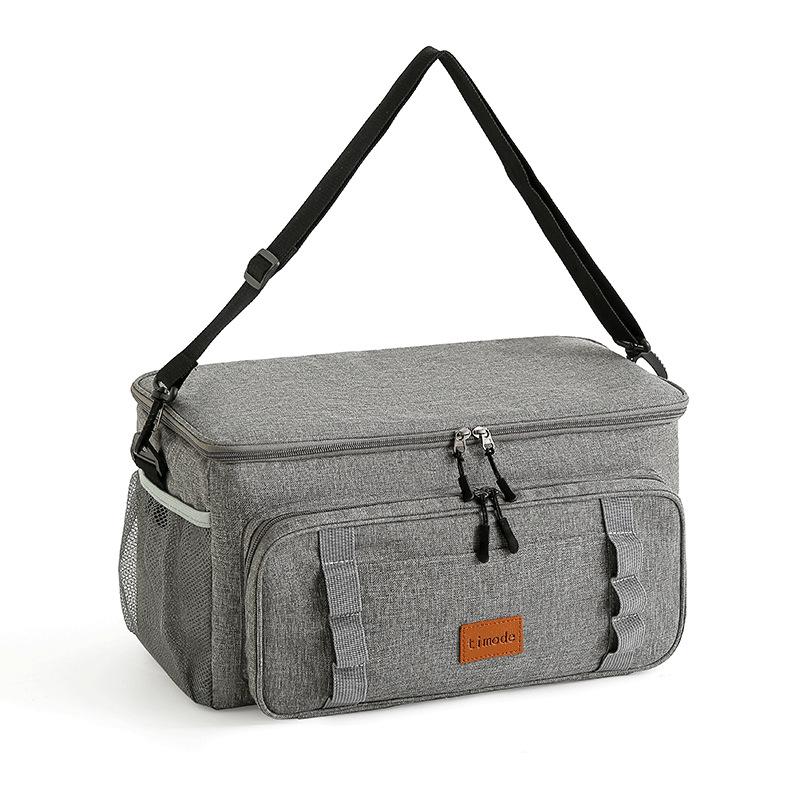 

Oxford Cloth Large Capacity Insulated Lunch Bag - Thermal Picnic Ice Bag