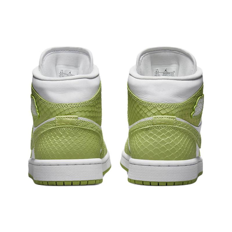 Air Jordan 1 Mid Se 'Green Python' Women's Jordan DV2959-113