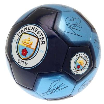 Manchester City FC Printed Signature Mini Football