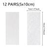 12/24pairs Heavy-Duty Double Sided Adhesive Mounting Strips Interlocking Tape  Reusable Sticky Back Tape for Hanging Organizing