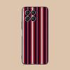 Red Blue Stripe Mobile Phone Case for Honor 90 80 70 60 50 30 20 10 9 8 7 Pro S SE Lite 5G Colorful Printing Cover Pretty Luxury
