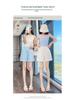 Sommer 2026 Damen High Waist Weiße A-Linien Spitze Besatz Lässige Eis Seide Shorts