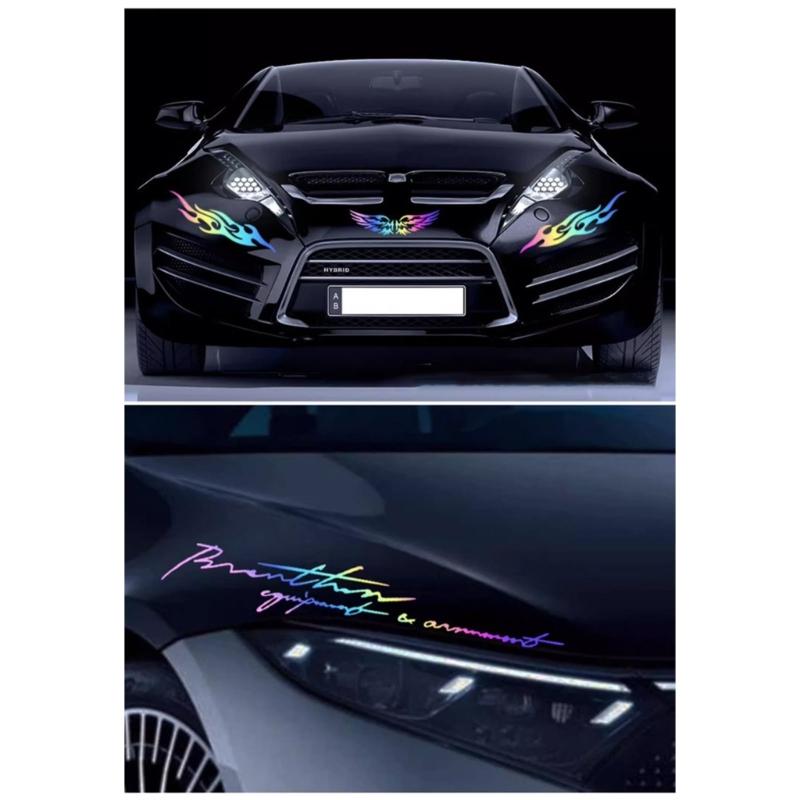 Car Decal Stickers Scratch Cover Motorcycle Stickers Waterproof Protections Helmets Decals Bicycles Decoration Accessory