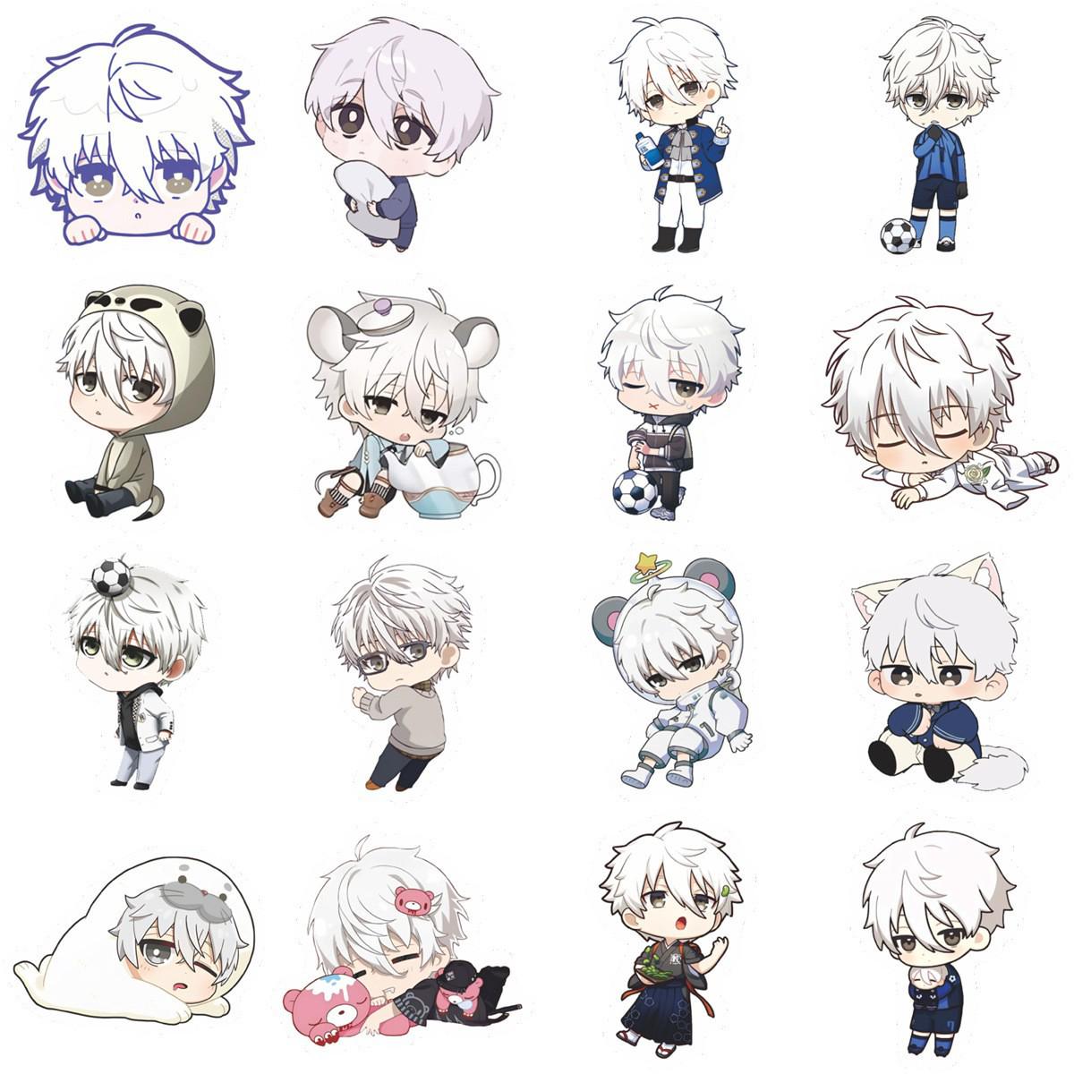 50 BlueLock Nagi Seishiro Waterproof Decorative Stickers for Phone Cases, Water Cups, and Notebooks A058