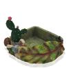 Artificial Turtle Dish Creative Pets Feeding Plate Fish Tank Ornaments Reptile Food Bowl  Lizard