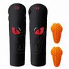 IRON Motorcycle Leg and CE Level 2 with Knee Warmers and Right Knee Knee Universal Fit for Motorcycles and Long Length for Men and Women JIA'S