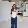 Kankeirr Women's Fashion Long Sleeve Spring Autumn Casual Blouses & Shirts