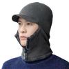 Thick Fleece Lining Pullover Hat Face Mask Ski Cycling Hat with Neck Protections for Cold Weather Winter Neck Gaiter Hat