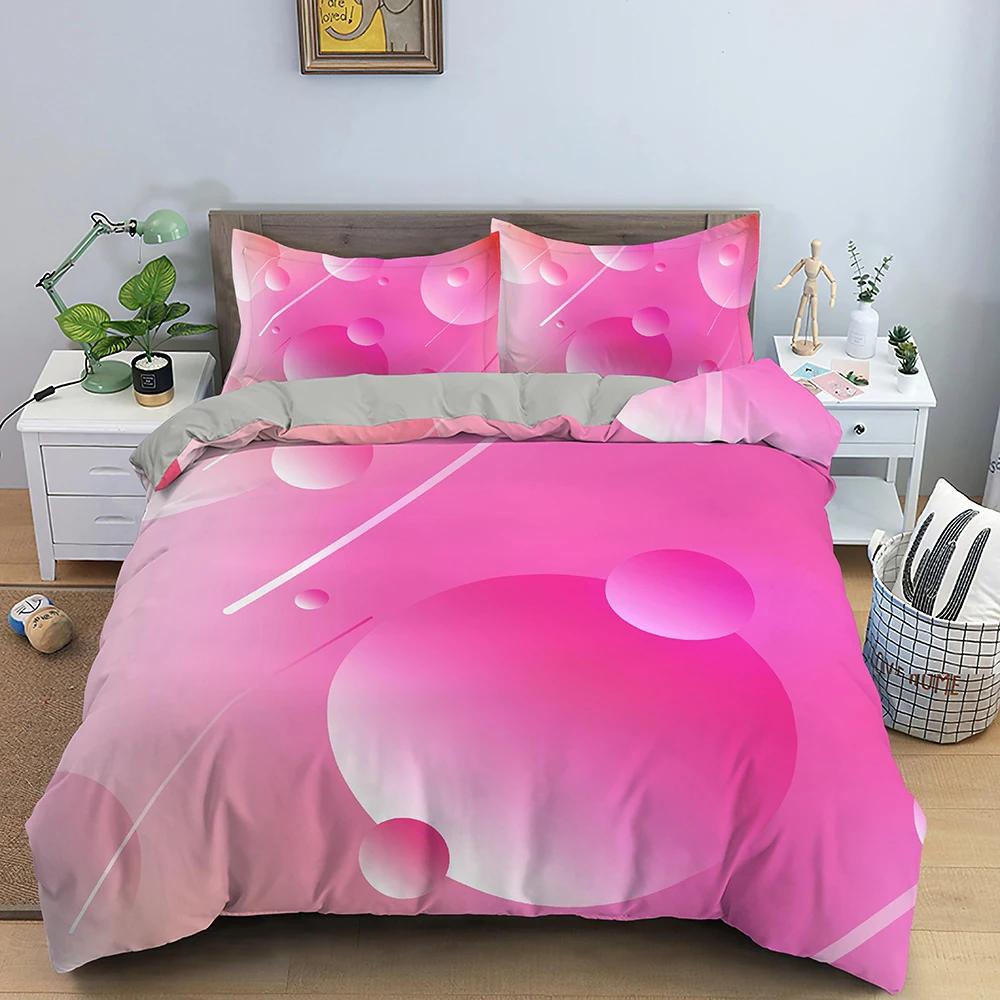 Cartoon King Queen Duvet Cover Cute Animals Bedding Set Kids Boys Girls Octopus Starfish Blue Soft 2/3pcs Polyester Quilt Cover