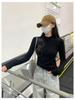 Women's Thermal Fleece Zipper Long-Sleeve T-Shirt with Half-High Collar - Autumn/Winter Warm Base Layer Top