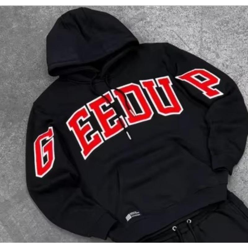 Hanorace Geedup Ușoare Australia High Street Hanorac Bărbați Îmbrăcăminte Hip-Hop Larg Supradimensionat Hanorac
