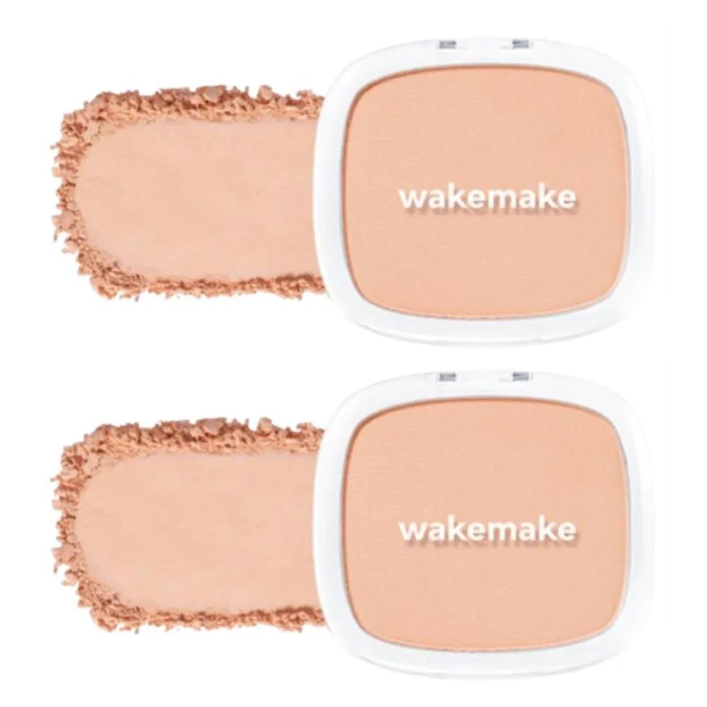 WAKEMAKE Sheer Breeze Blusher 01 Milky Apricot x2