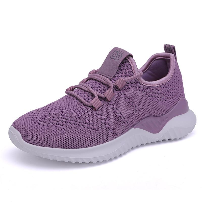 2020 spring and autumn new women's shoes light sports Korean version running shoes mesh elastic casual shoes trendy shoes 2025 direct sales